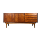 Enfilade en teck par Oswald Vermaercke, 1950