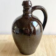 Pichet, vase en terre cuite vernissée vintage
