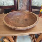 Large wooden salad bowl