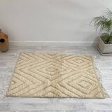 Handcrafted Moroccan Berber carpet 140 x 96 cm