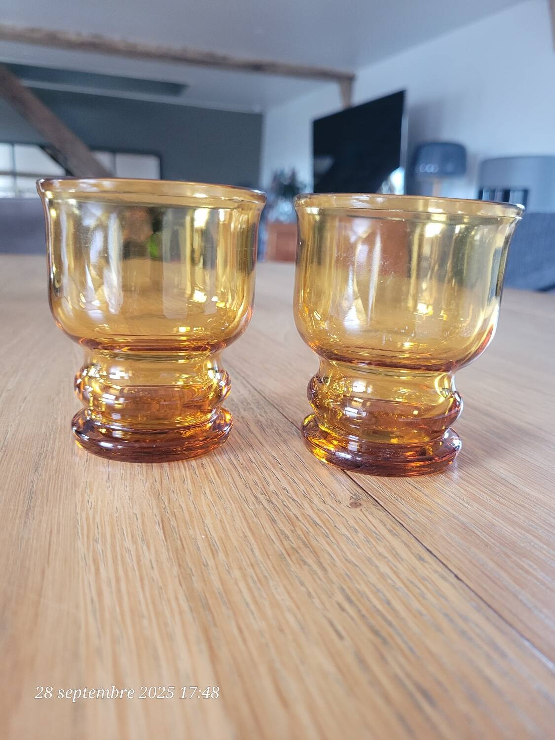 2 verres à eau  SA Pernod