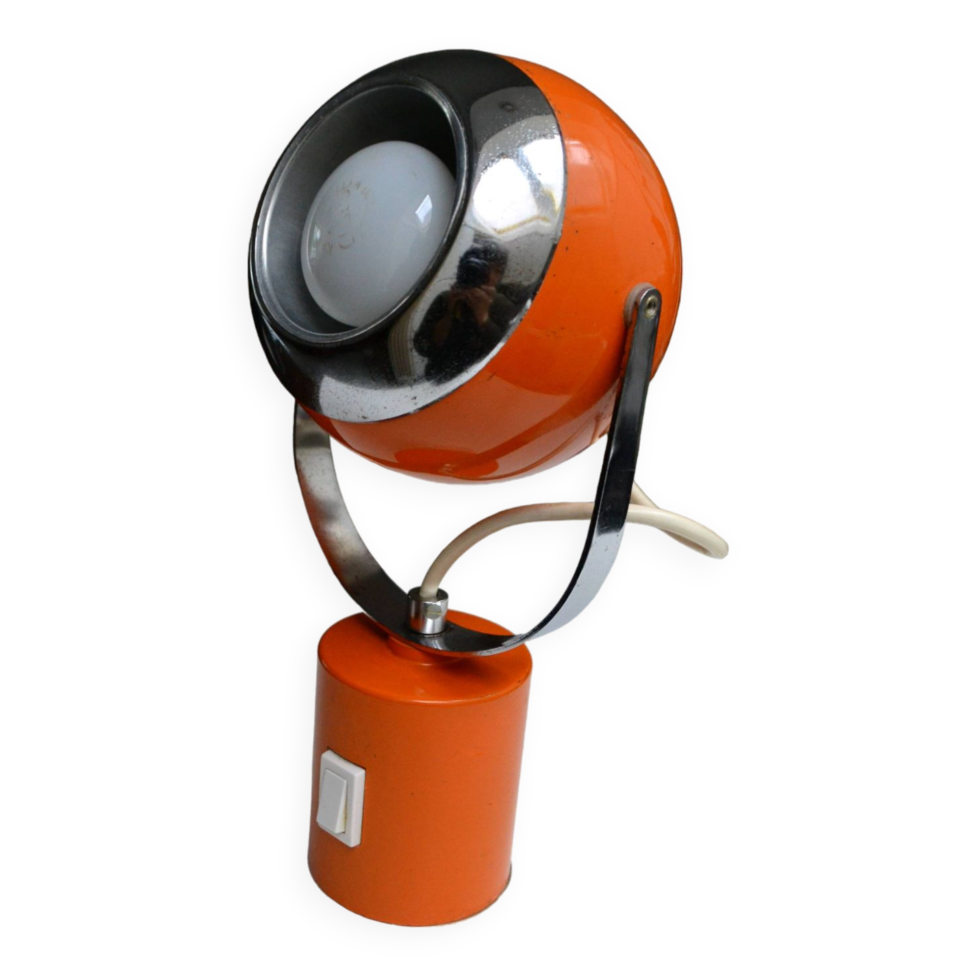 Eye ball lamp Goffredo Reggiani style 60s