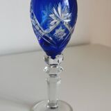 Carafe et 6 verres - verre taillé
