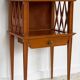 Vintage compass leg bedside table