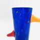 Vase Sculpture Otmar Alt Rosenthal Studio Line Glass Cobalt Signed 16cm