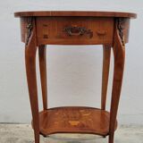 Louis xv style marquetry table Chinese scene