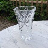 Hexagonal crystal vase from Arques