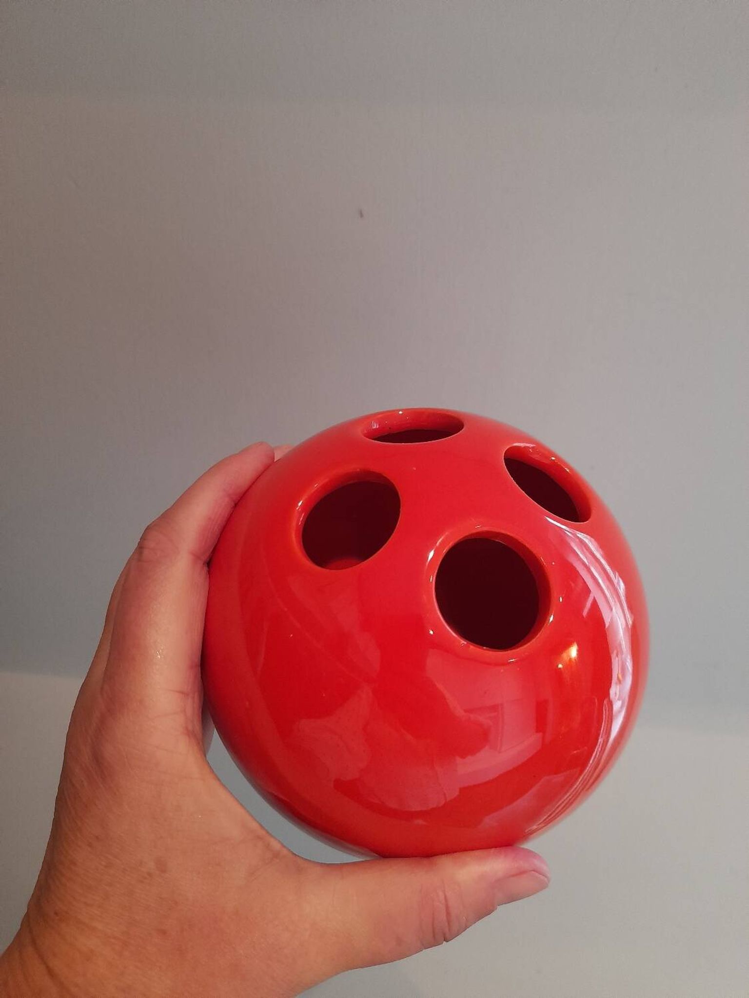 Vase pic fleurs céramique design italien
