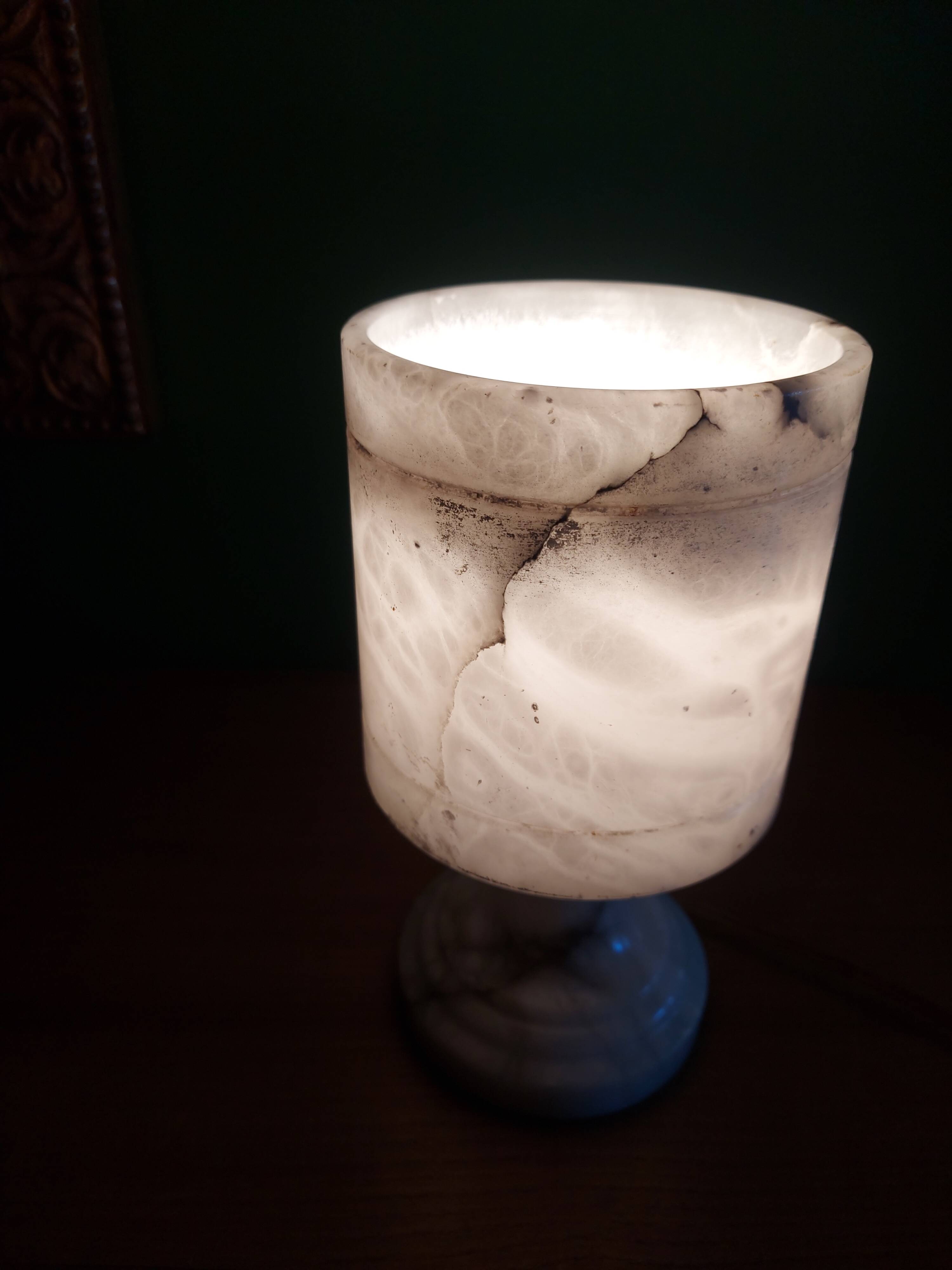 70'S alabaster lamp