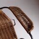 Wicker chair with Campo and Graffi armrests from the 60s.