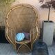 Vintage rattan armchair Emmanuelle