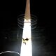 Marble table lamp 1980 Italian