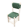 Chaise en bois et tressage en fil