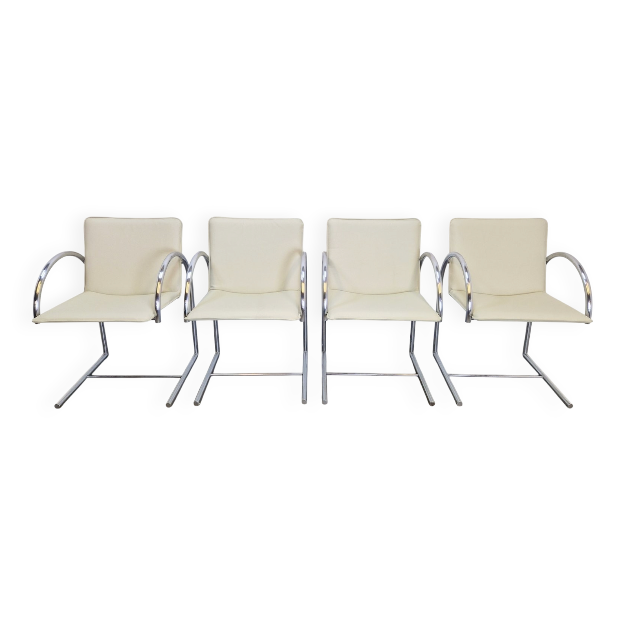 Postmodern Leather Cirkel Chairs by Karel Boonzaaijer & Pierre Mazairac for Metaform, 1980s, Set of 4