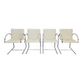 Postmodern Leather Cirkel Chairs by Karel Boonzaaijer & Pierre Mazairac for Metaform, 1980s, Set of 4