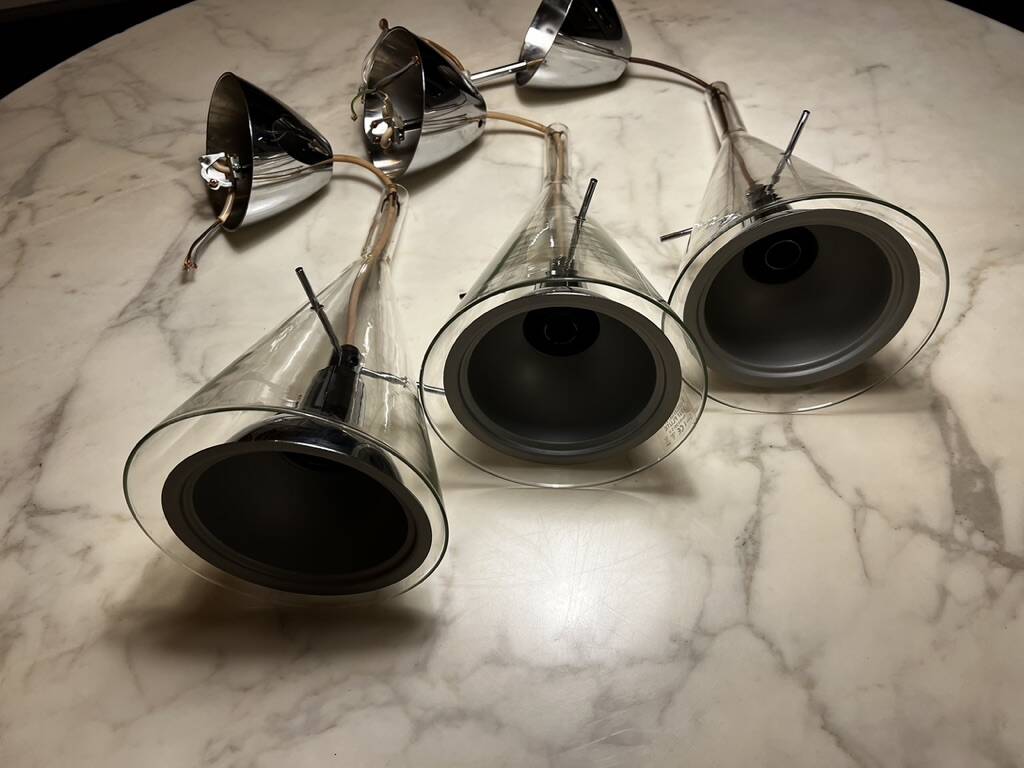 Flute Pendant Lamps 1st Edition Franco Raggi by Fontana Arte 1999