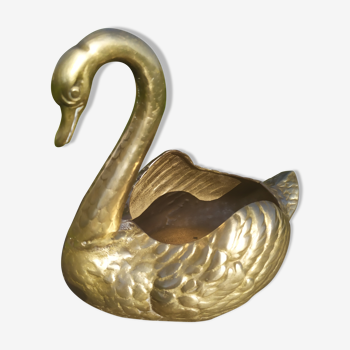 Brass swan