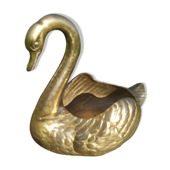 Brass swan