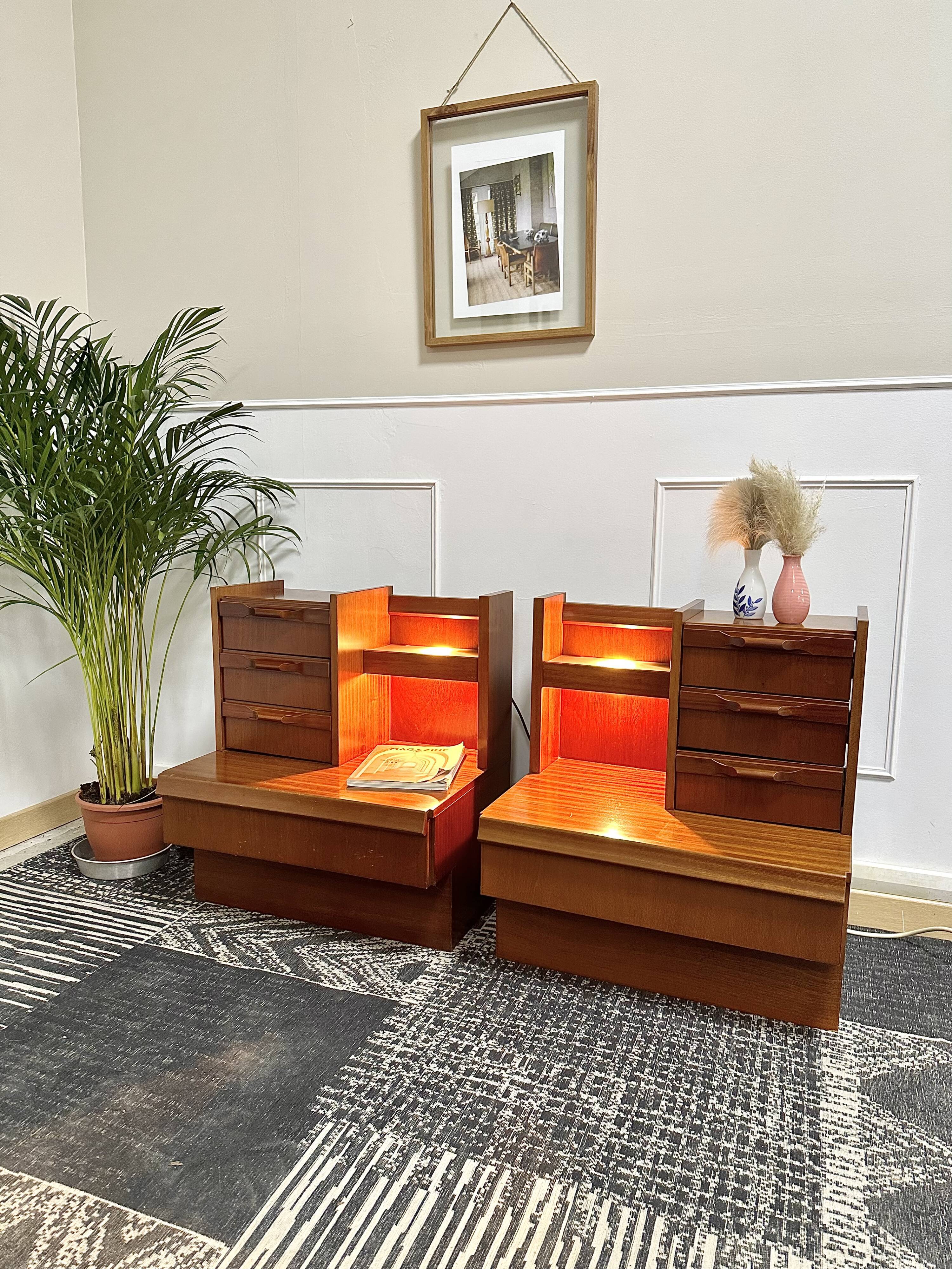 Scandinavian bedsides pair