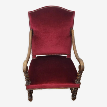 Fauteuils trône de style Louis XIII