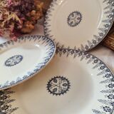 Digoin & Sarreguemines dessert plate model Algiers
