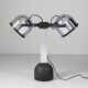 Silver Trepiù table lamp by Gae Aulenti & Livio Castiglioni for Stilnovo, 1971