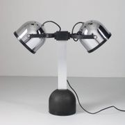 Silver Trepiù table lamp by Gae Aulenti & Livio Castiglioni for Stilnovo, 1971
