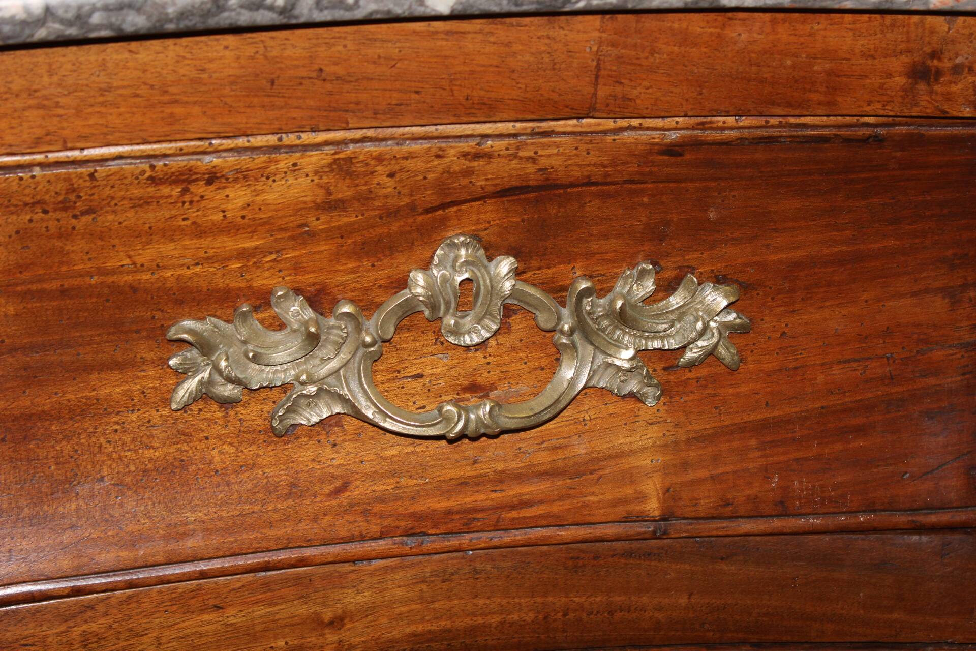 Eighteenth-century walnut tomb commode.