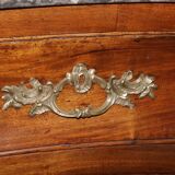Eighteenth-century walnut tomb commode.