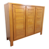 Vintage Maison Regain elm wardrobe from the 70s and 80s