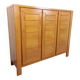 Armoire dressing vintage Maison Regain en orme des années 70 80
