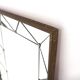 Miroir scandinave en teck et en métal, Suède, 1960, 122x62cm
