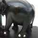 Former pair of ART DECO book greenhouses with ebony elephant motifs