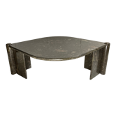 Table basse  en marbre italien, années 1980