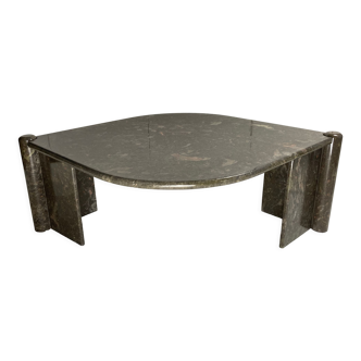 Table basse  en marbre italien, années 1980