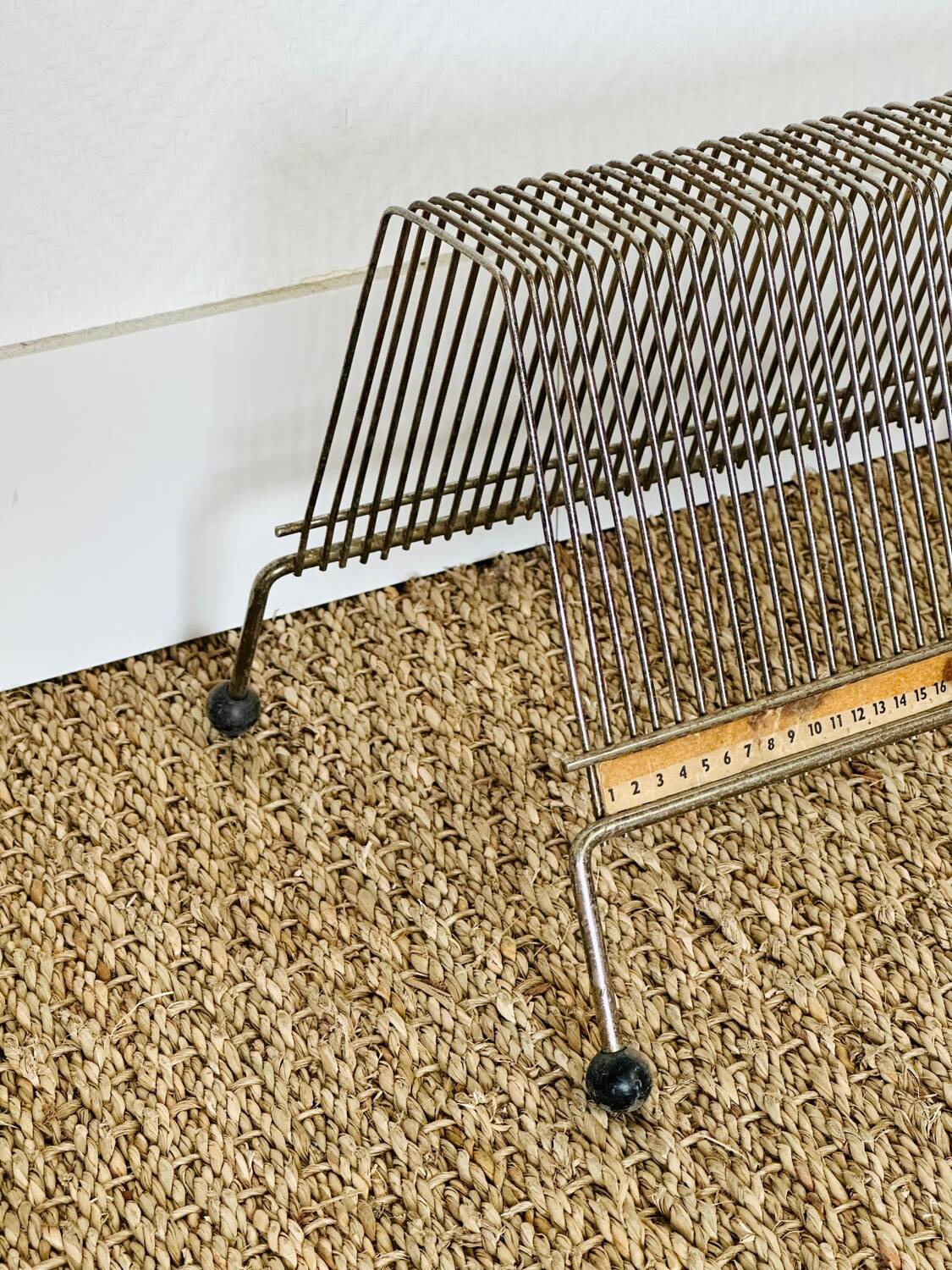 Vintage vinyl record holder 1960