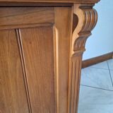 Old bathroom cabinet with marble