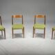 Set of 4 teak dining chairs by Lübke, 1960s