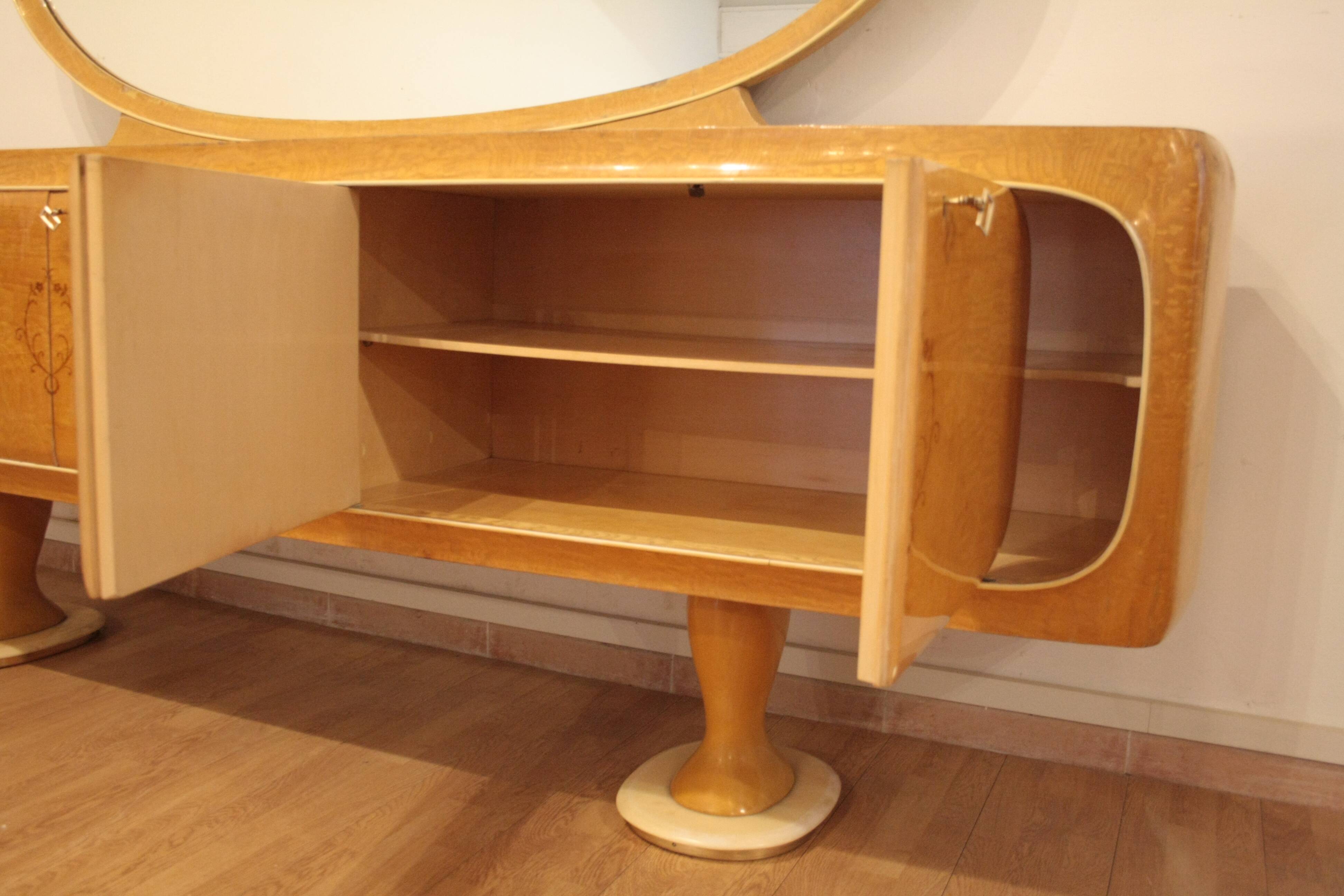 Buffet moderne du milieu du siècle, années 1950
