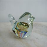 Isle of Wight glass paperweight bird