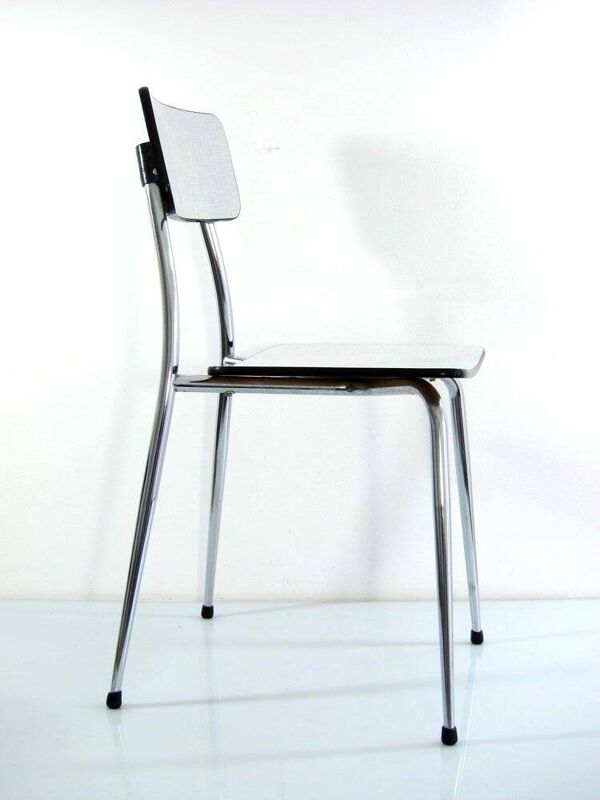 Chaise en formica vintage de cuisine américaine