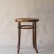 Thonet sit wooden bistro stool, Thonet motif, circa 1910