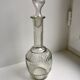 50s molded glass decanter