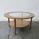 Mid-Century Modern circular coffee table by Schreiber
