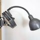 Grey Industrial Gooseneck Scissor Wall Lamp from Elektroinstala, 1960s