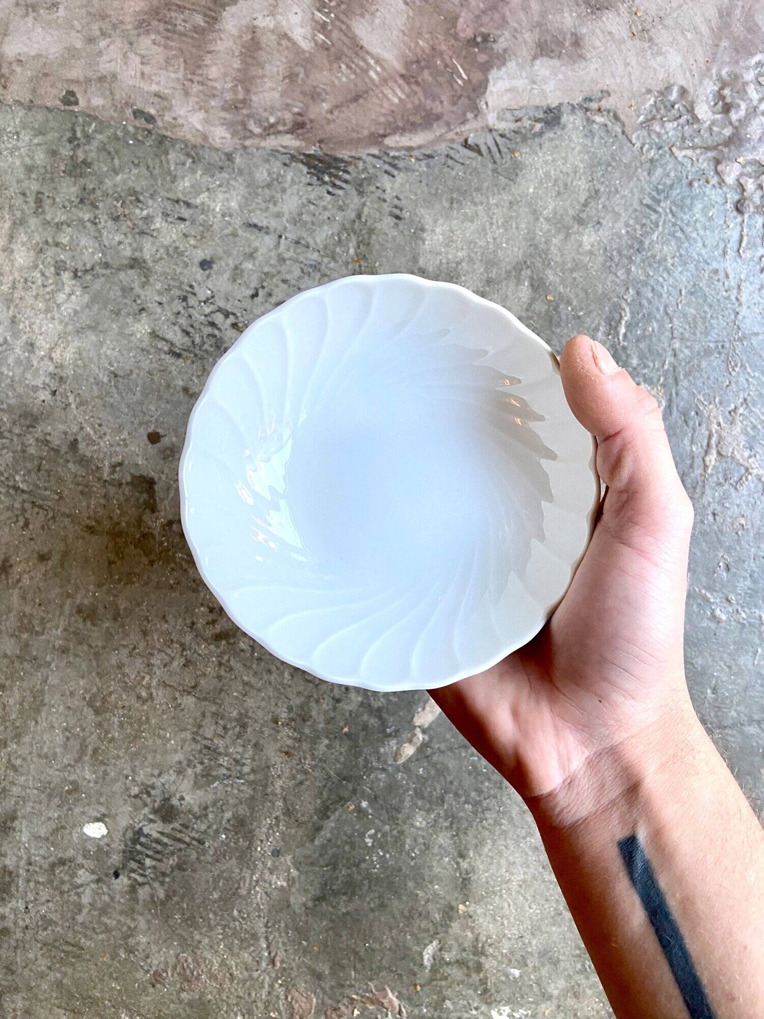 White porcelain ramekin