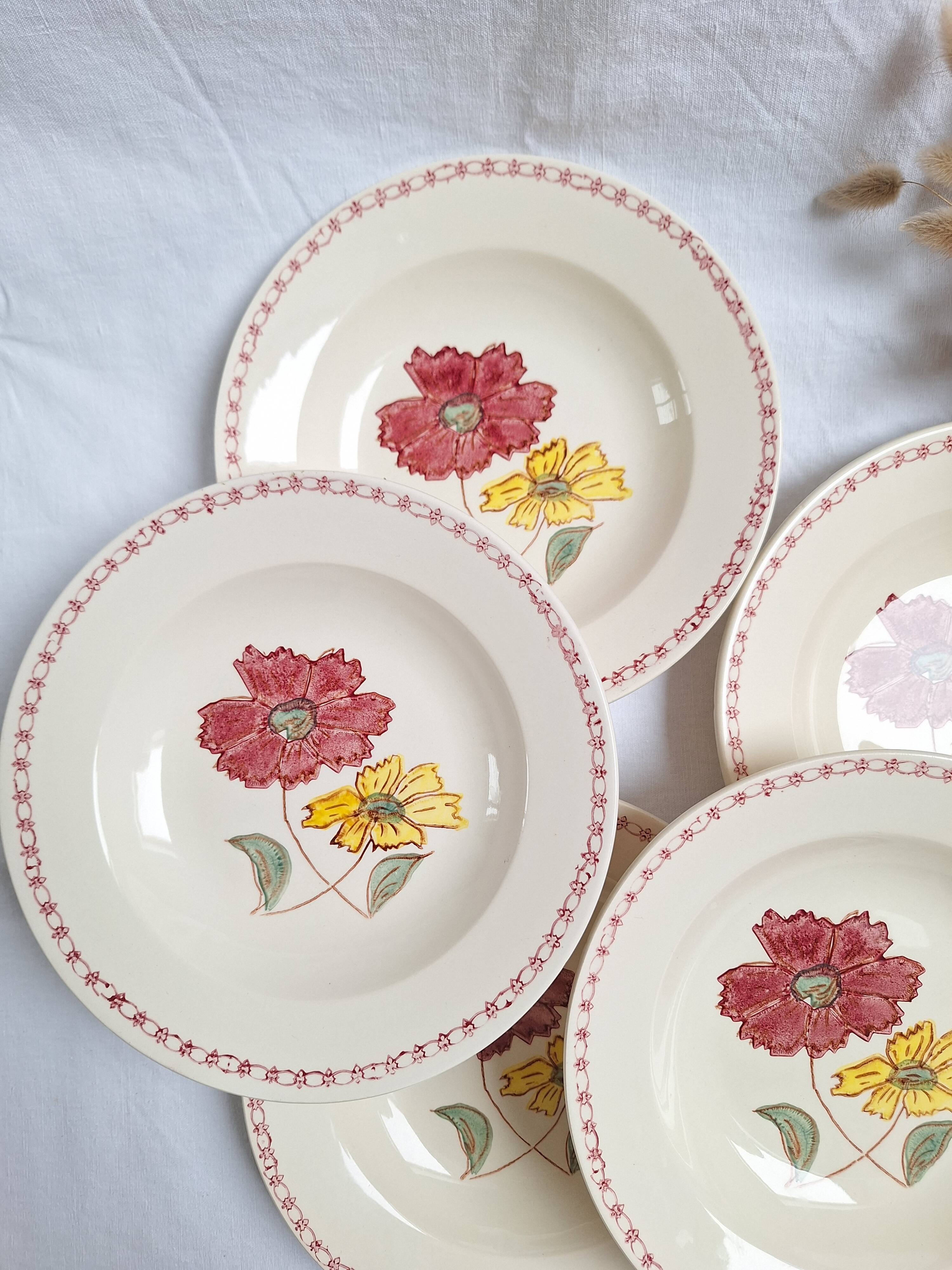 Vintage ADP soup plates