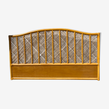 Rattan headboard