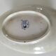 Small vegetable dish on a stand HB Choisy-le-Roi decoration Pine late 19th century