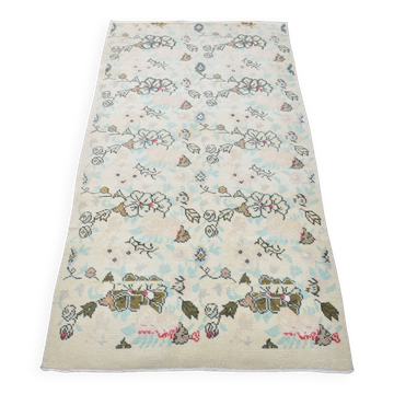 Beige Turkish Floral Carpet sku 3335